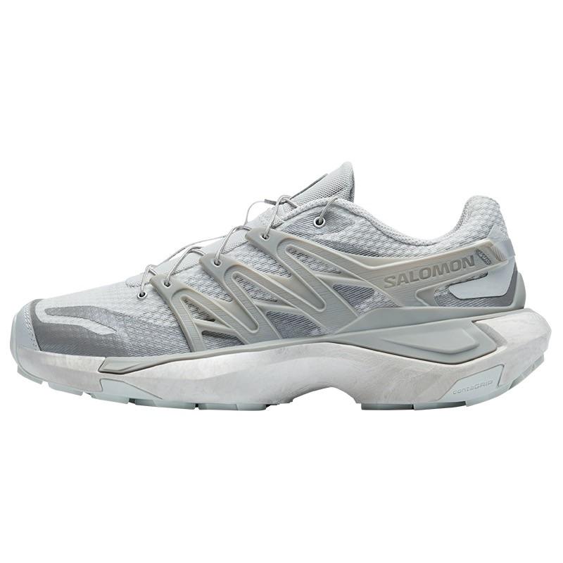 Salomon SALOMON XT PU.RE ADVANCED Cushioning Breathable Low Top Running Shoes Unisex Flint Gray