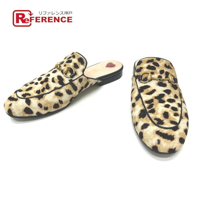 Gucci 476250 Leopard leopard print leopard Horsebit Shoes shoesSandals - view 1