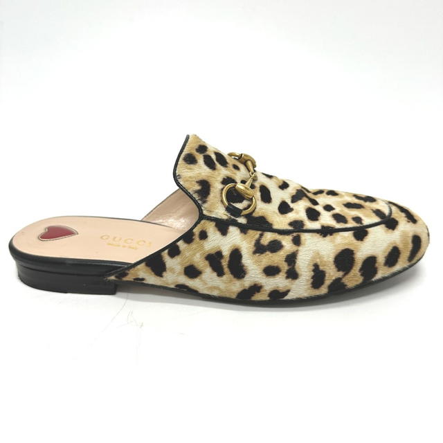 Gucci 476250 Leopard leopard print leopard Horsebit Shoes shoesSandals - view 4