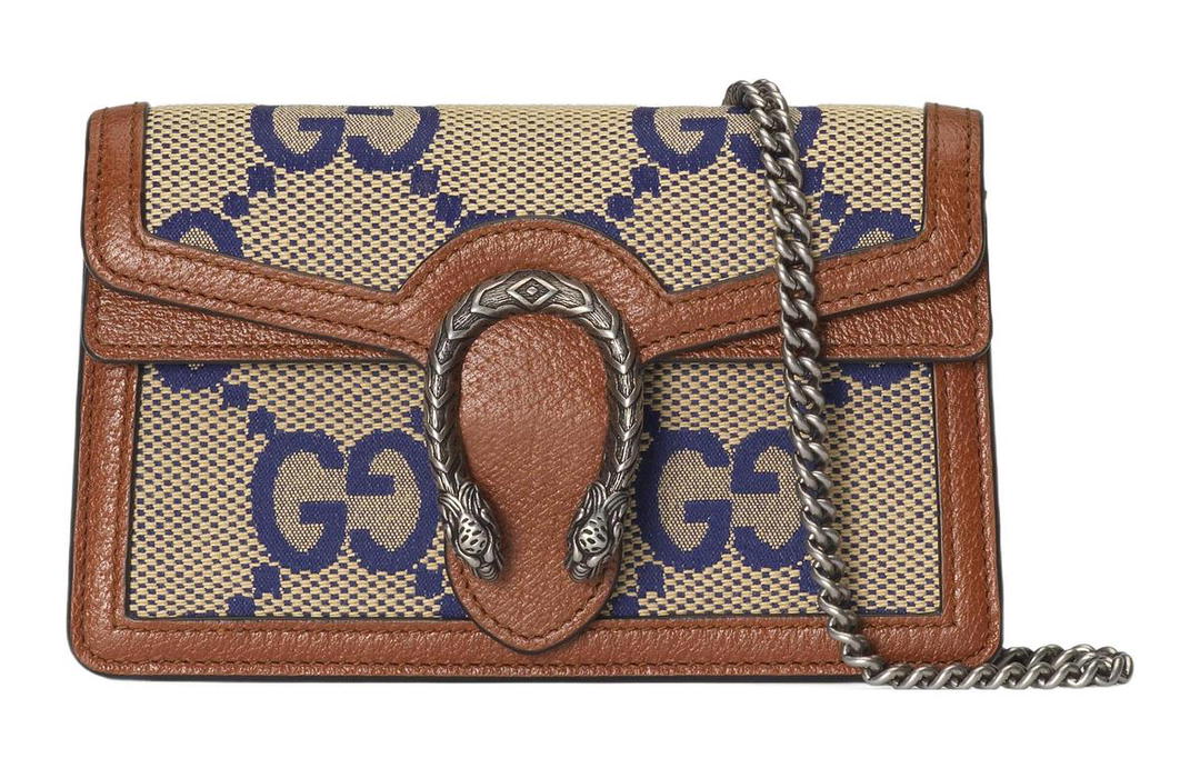 Gucci Gucci Dionysus Canvas With Leather Wallets Shoulder Bag Crossbody Bag Extra Mini Women's Brown