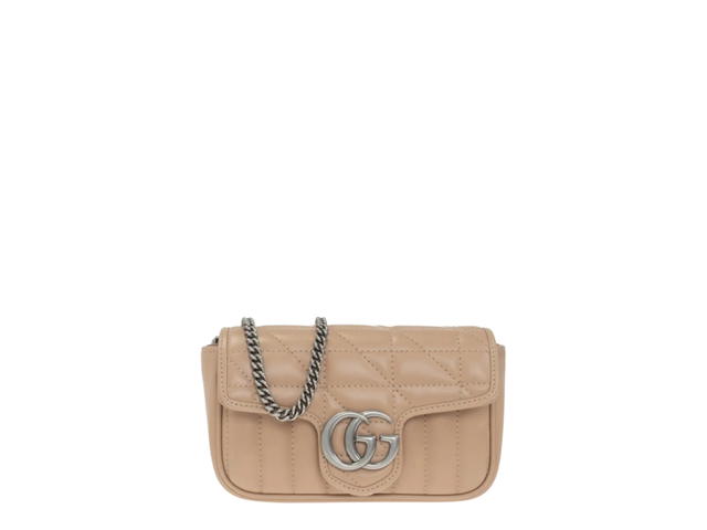 Gucci Gucci Marmont Quilting Leather In Leather With Silver Hardware - view 1