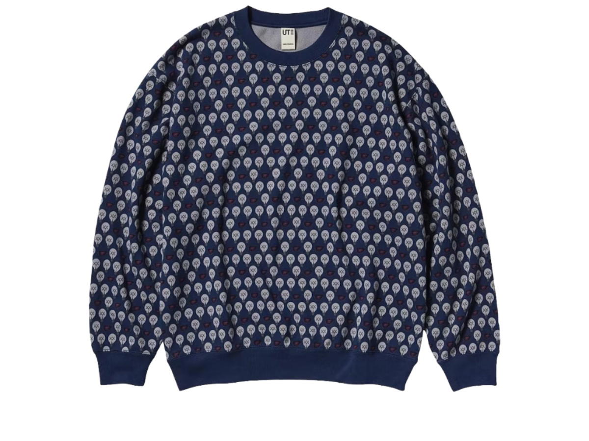 Uniqlo Uniqlo X KAWS Warhol Graphic Sweatshirt Navy