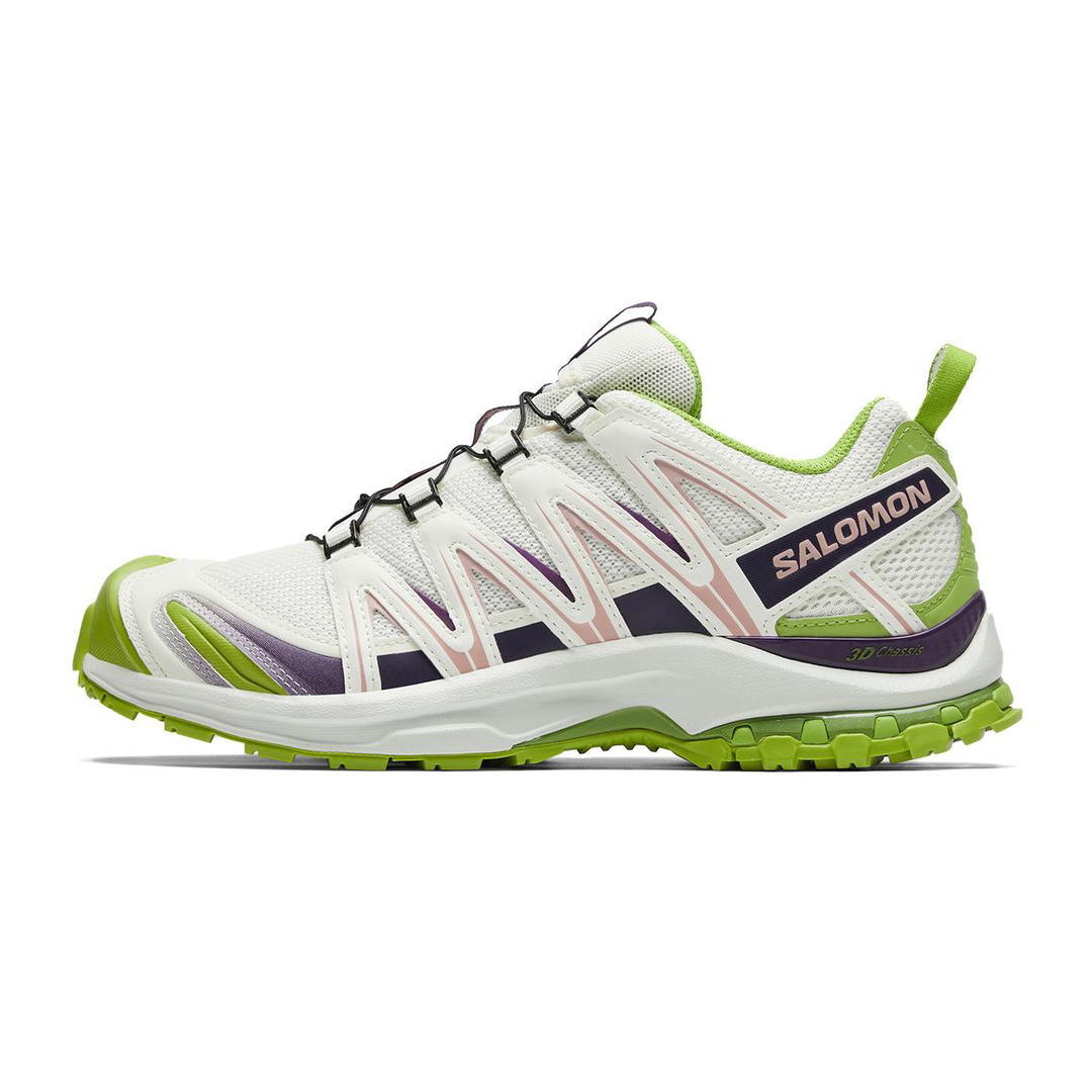 Salomon SALOMON XA PRO 3D Anti Slip Wear Resistant Low Top Trekking Shoes Unisex White Green