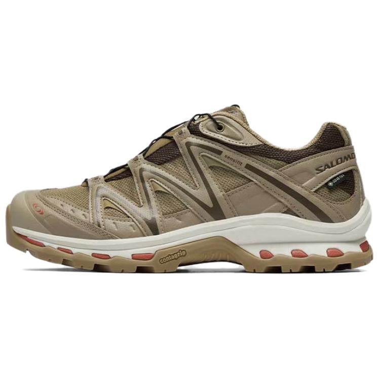 Salomon SALOMON XT Quest Wear Resistant Water Resistant Slip Resistant Low Top Outdoor Shoes Unisex Brown Gray