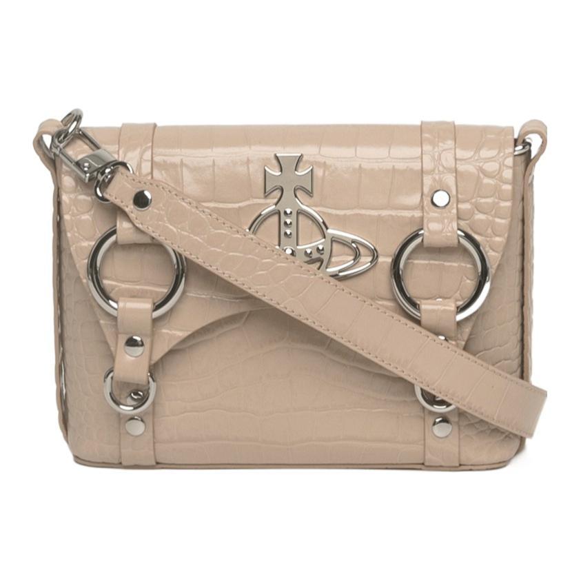 Vivienne Westwood Vivienne Westwood Leather Crossbody Bag, Shoulder Bag Women's Khaki