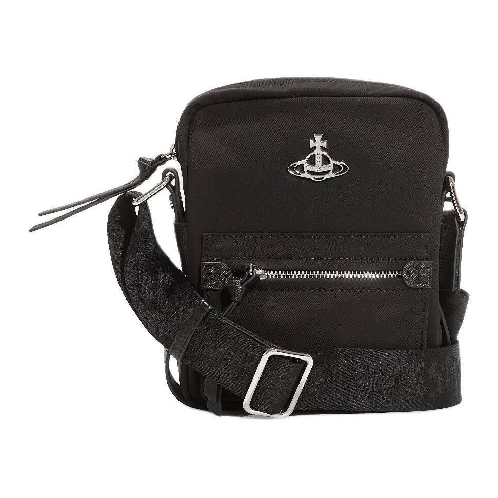 Vivienne Westwood Vivienne Westwood Polyester Crossbody Bag Small Size Men's Black