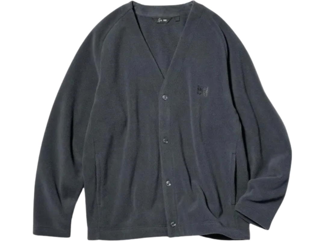 Uniqlo Uniqlo x Needles Fleece Cardigan Dark Gray