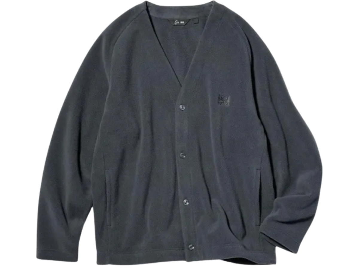 Uniqlo Uniqlo x Needles Fleece Cardigan Dark Gray