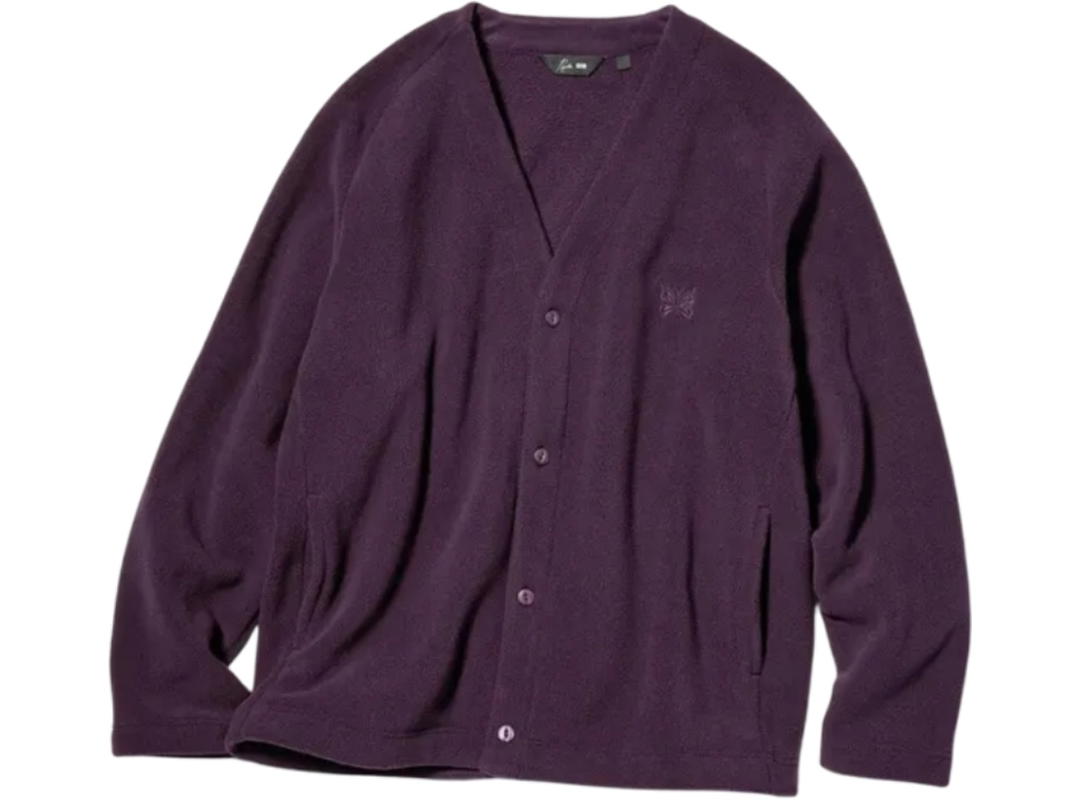 Uniqlo Uniqlo x Needles Fleece Cardigan Purple