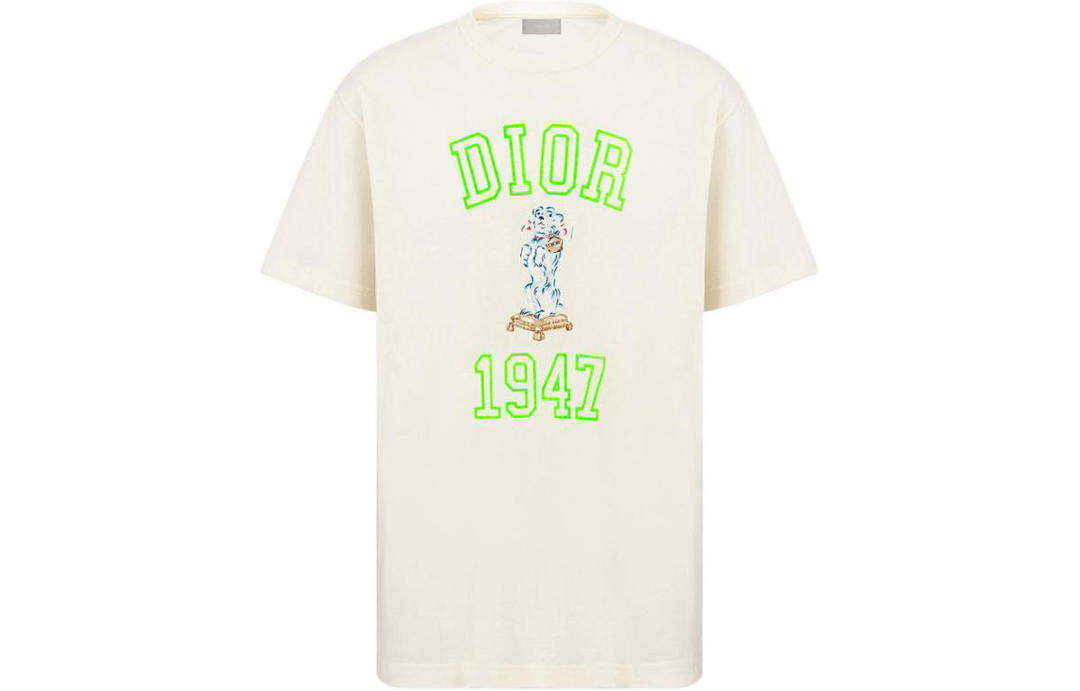 Dior Dior Relaxed Fit Bobby T Shirt T Shirt Men's Ivory White
