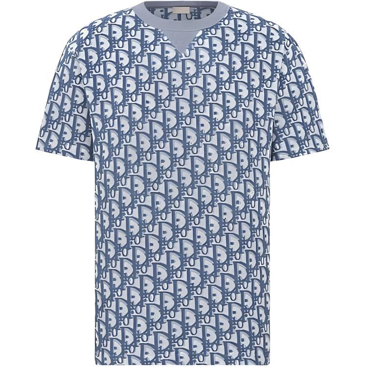 Dior Dior T Shirts Men Blue