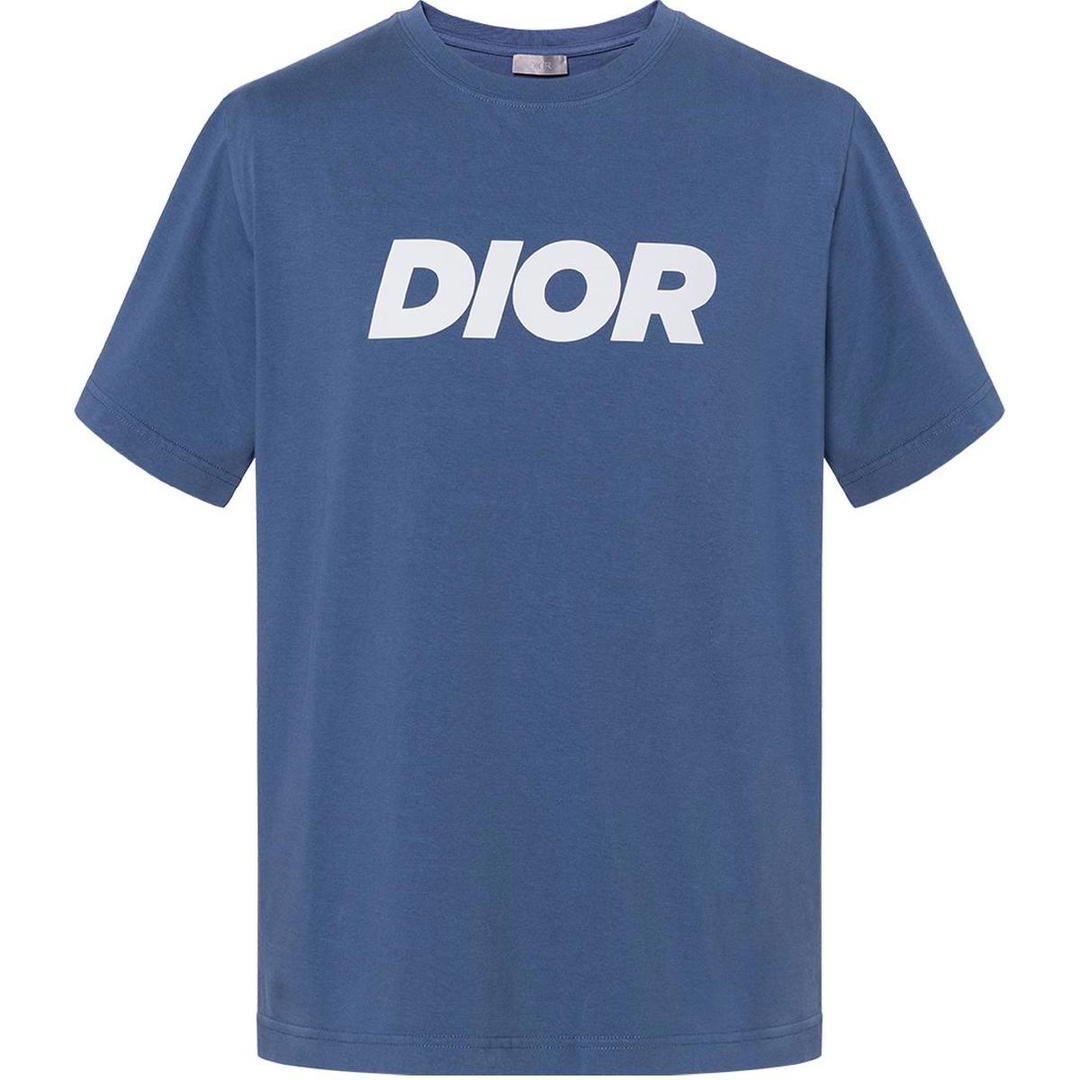 Dior Dior T Shirts Men Blue