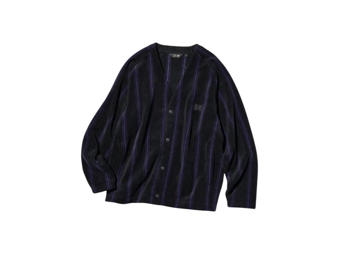 Uniqlo Uniqlo x Needles Fleece Cardigan Print Black
