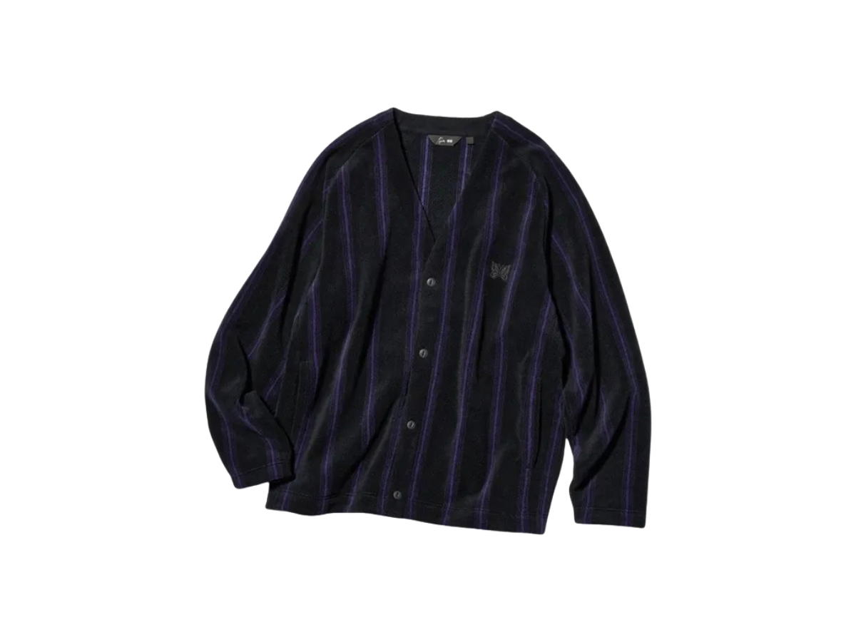 Uniqlo Uniqlo x Needles Fleece Cardigan Print Black