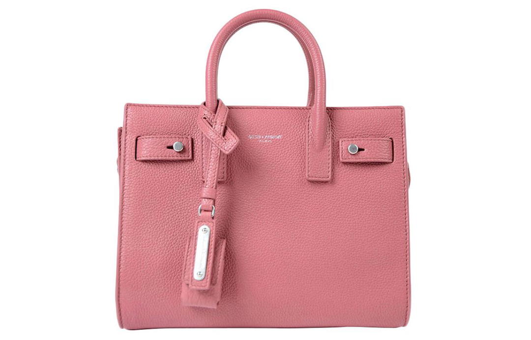 Saint Laurent Saint Laurent Leather Shoulder Bag Crossbody Bag Handbags Women's Peach Pink