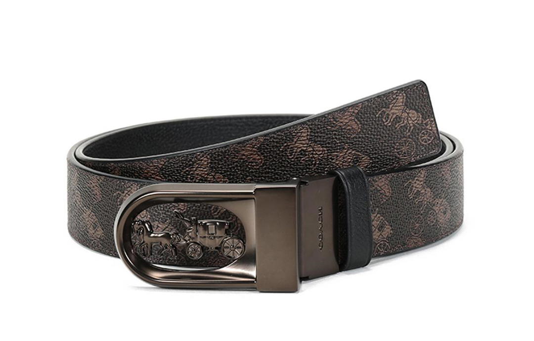 Coach Coach Leather Belts Men