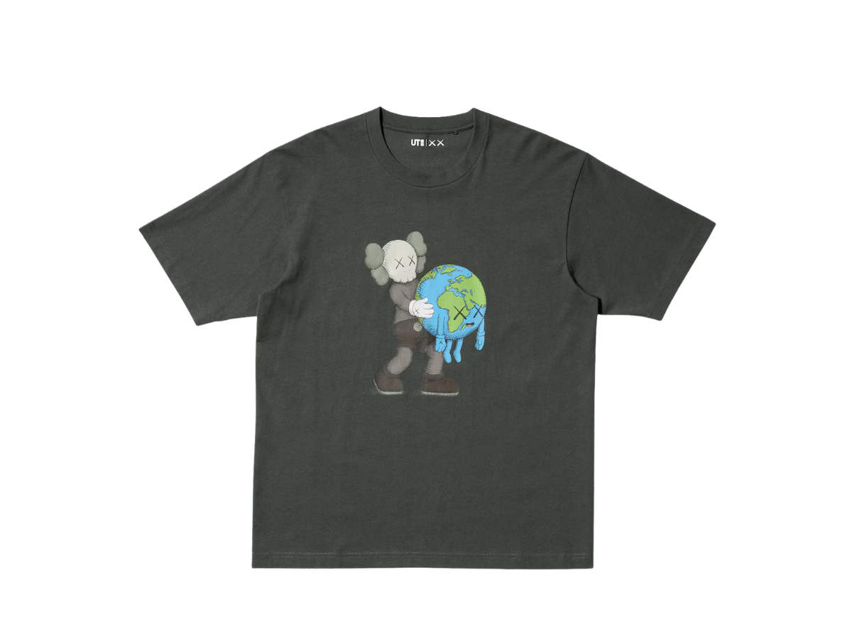 Uniqlo Uniqlo Kaws Universe UT Short-Sleeve T-Shirt Gray