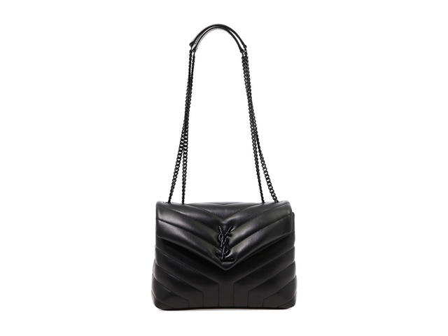 Saint Laurent Saint Laurent Loulou Shoulder Bagblack Pelle Di Vitello - view 1
