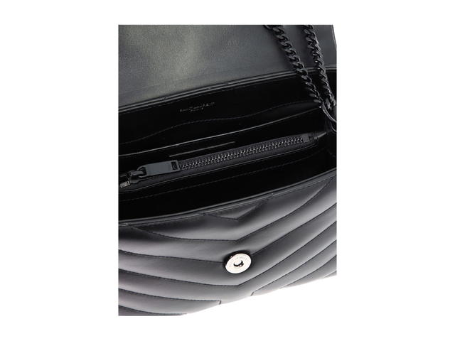 Saint Laurent Saint Laurent Loulou Shoulder Bagblack Pelle Di Vitello - view 5