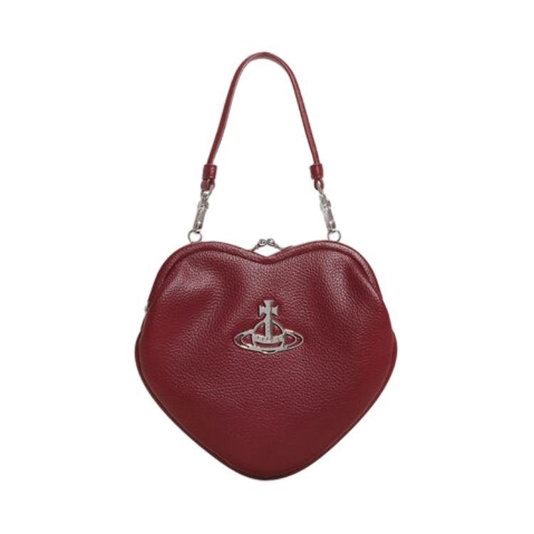 Vivienne Westwood Vivienne Westwood Recycled Polyurethane Portable One Shoulder Wallet Women's Burgundy