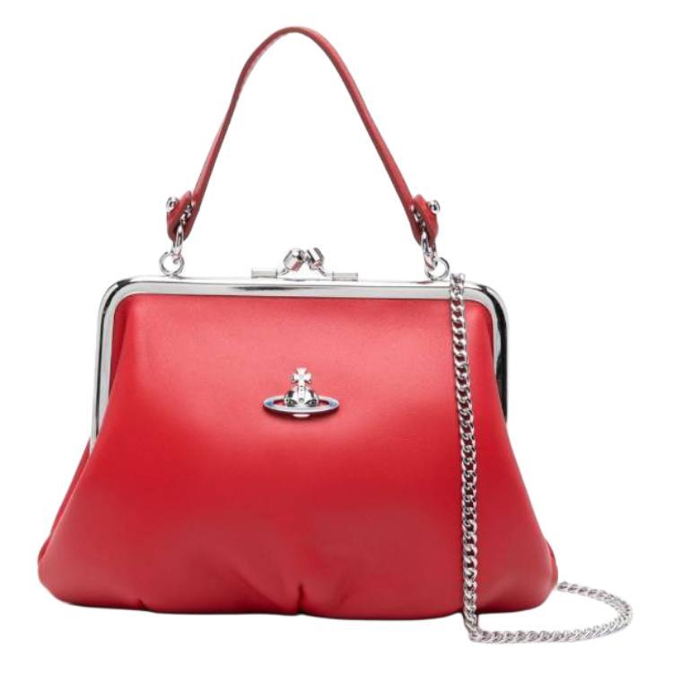 Vivienne Westwood Vivienne Westwood Calfskin One Shoulder Handbags Women's Total Crimson