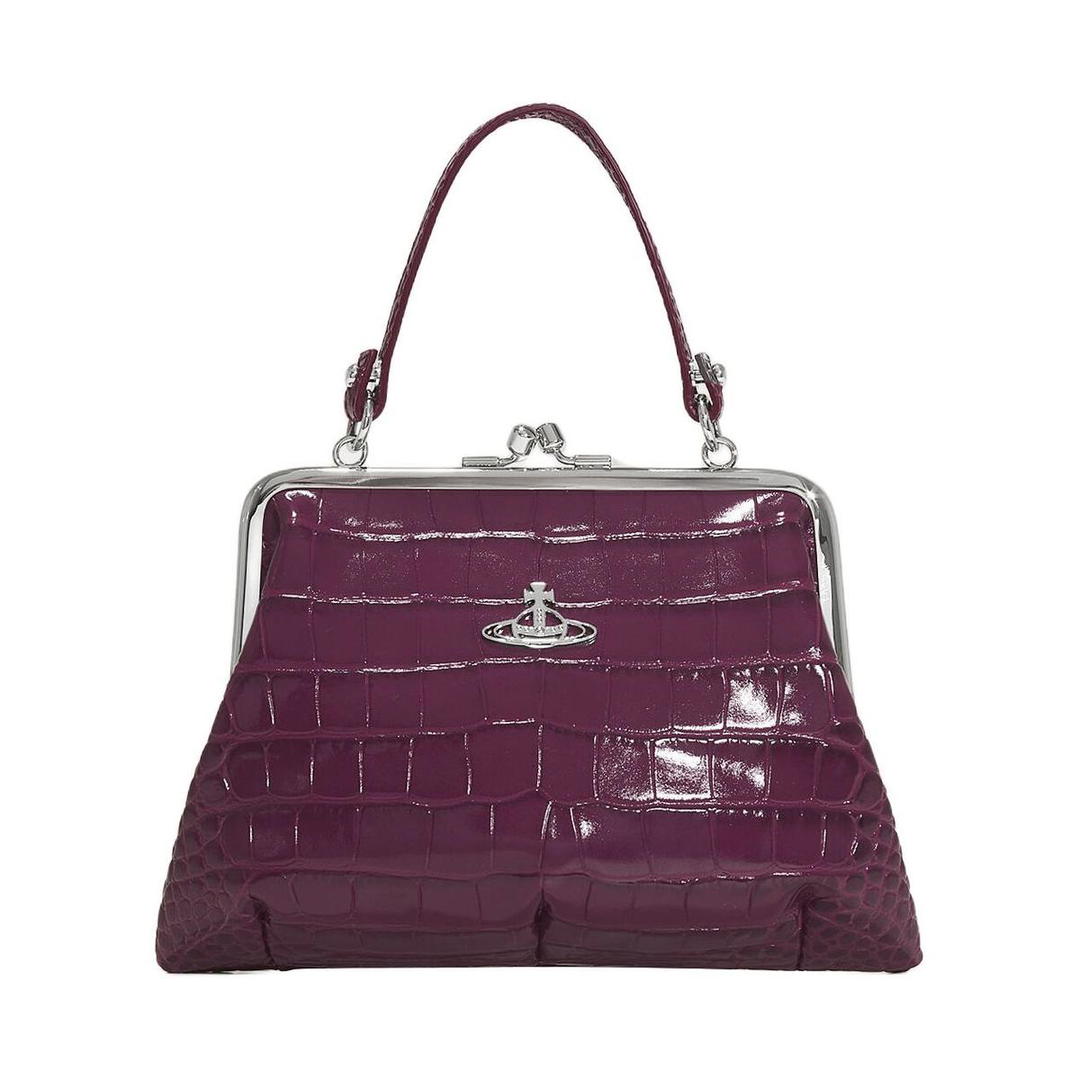 Vivienne Westwood Vivienne Westwood Granny Frame Leather Wallet Women's Purple