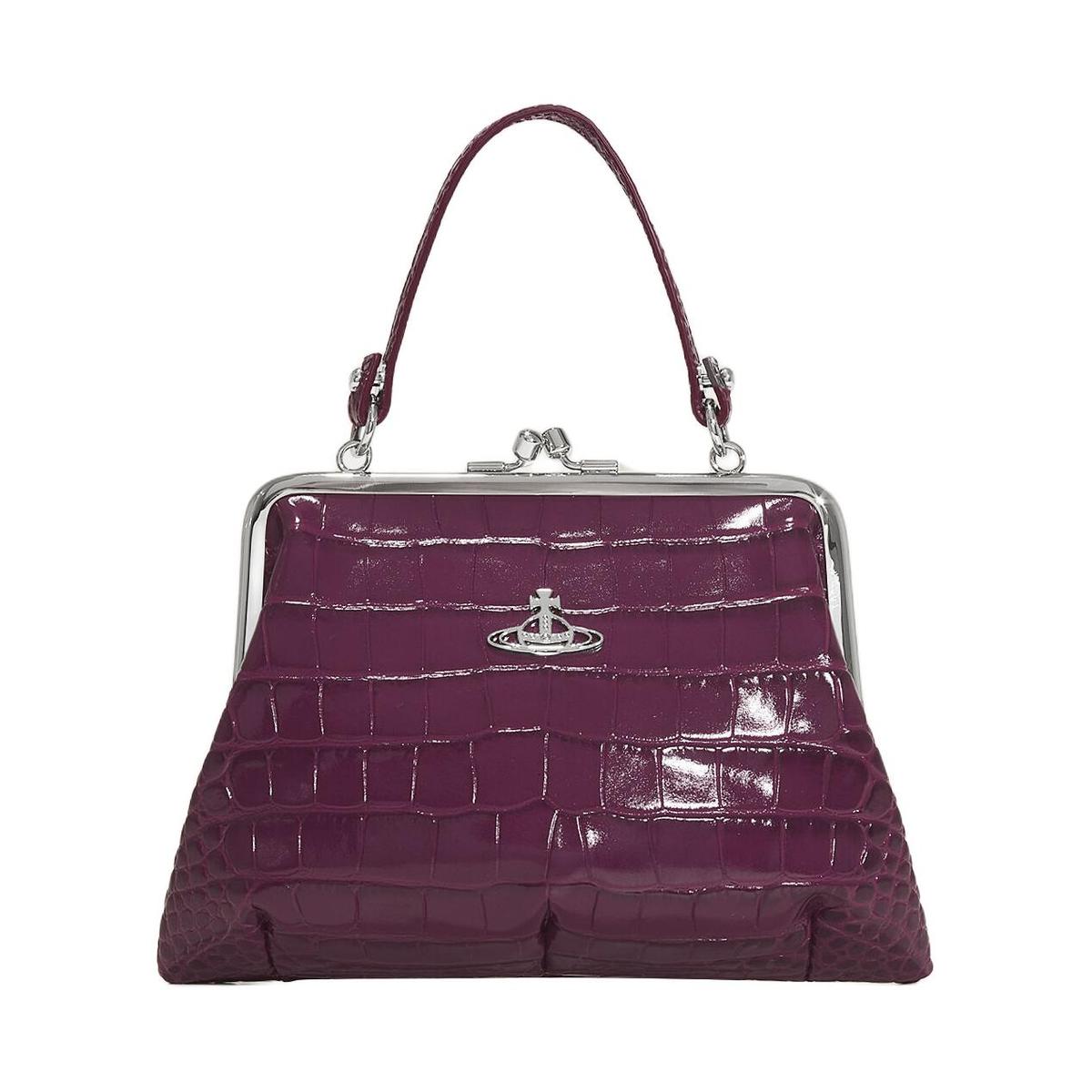 Vivienne Westwood Vivienne Westwood Granny Frame Leather Wallet Women's Purple