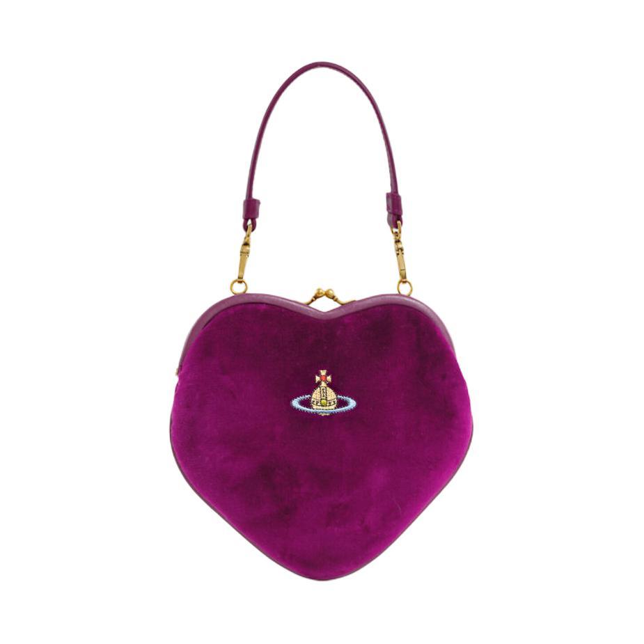 Vivienne Westwood Vivienne Westwood Cotton Velvet Portable Wallet Women's Purple