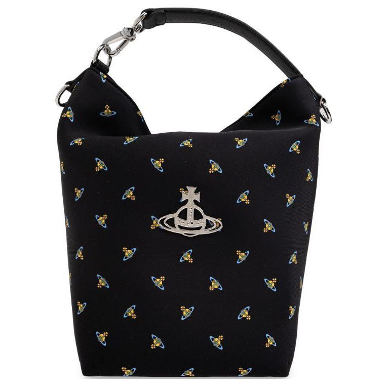 Vivienne Westwood Vivienne Westwood Fabric One Shoulder Handbags Women's Black