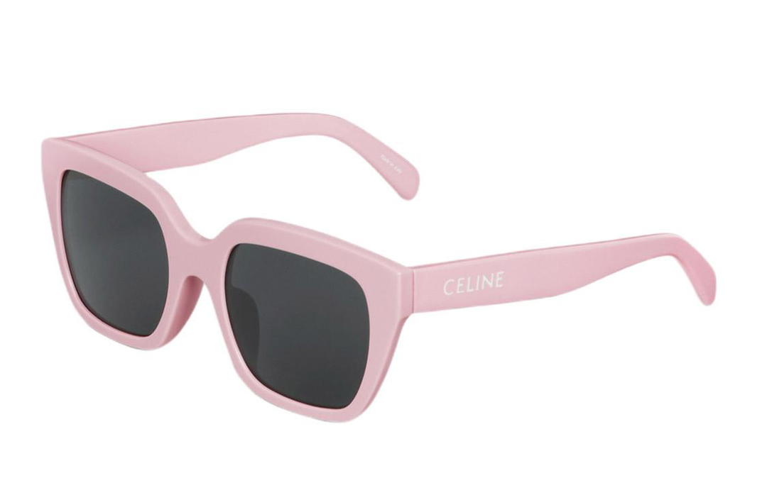 Celine CELINE Monochroms 03 Sunglasses In Acetate Pastel Pink