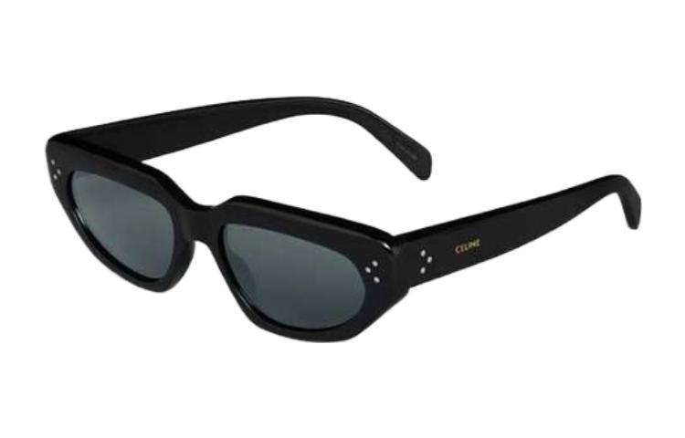Celine Celine Acetate Irregular Shape Sunglasses Men's Black