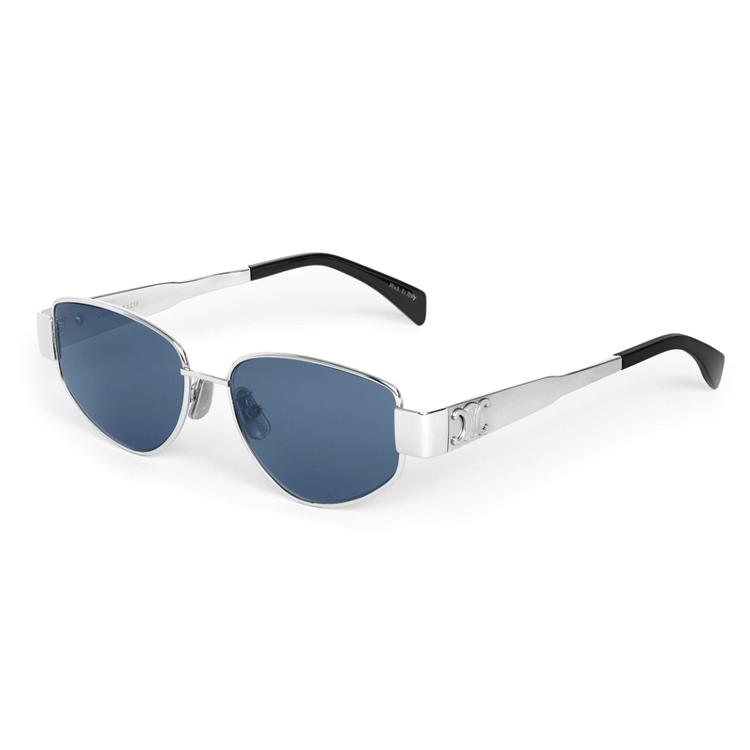 Celine Celine Triomphe Metal 04 Sunglasses In Metal
