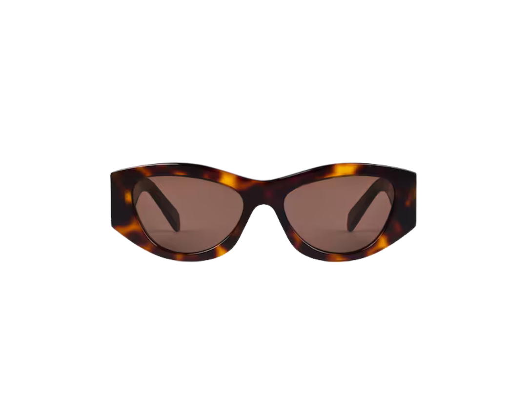 Celine Celine Triomphe 15 Sunglasses In Acetate With Brown Lenses