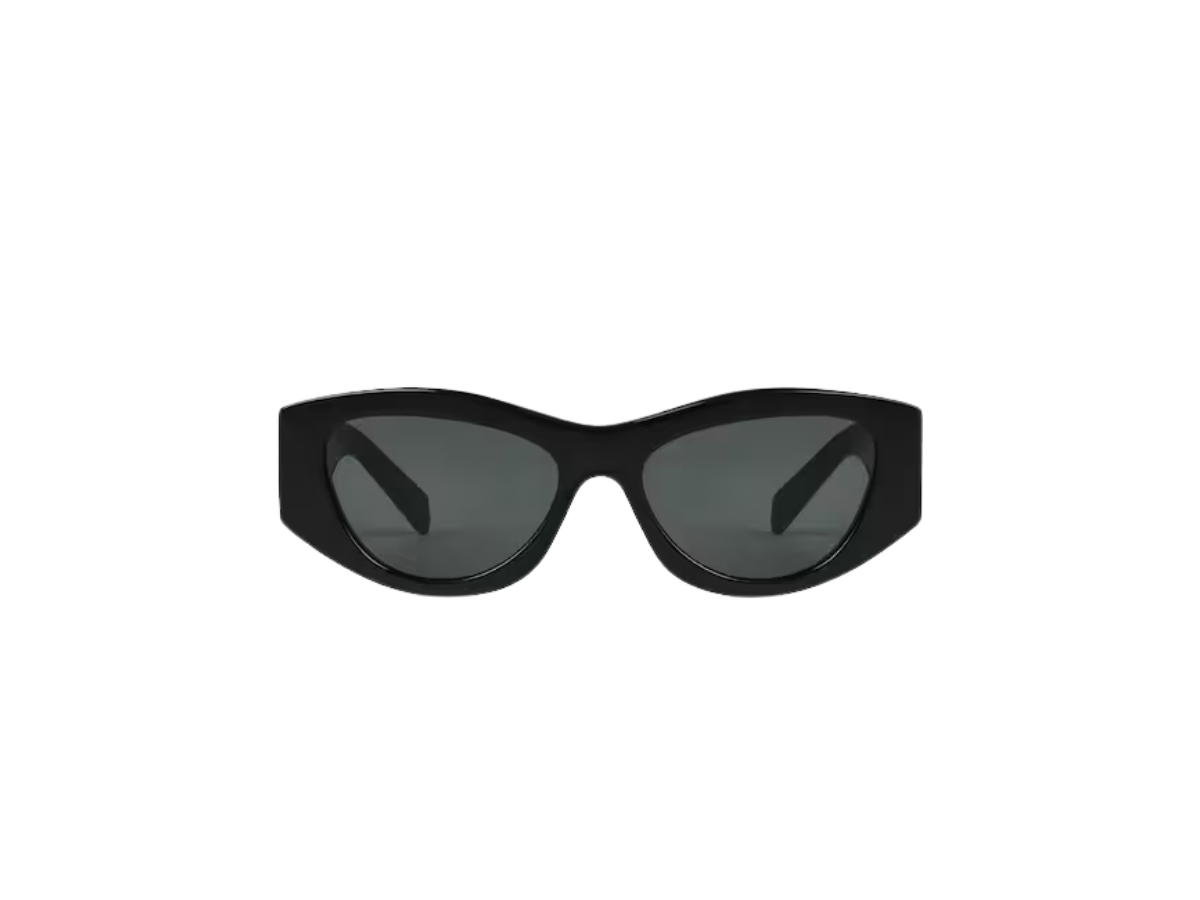 Celine Celine Triomphe 15 Sunglasses In Acetate With Smoke Lenses