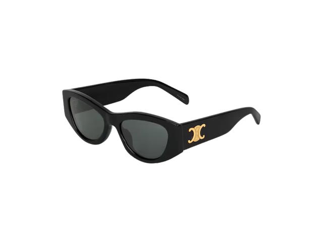 Celine Celine Triomphe 15 Sunglasses In Acetate With Smoke Lenses - view 2