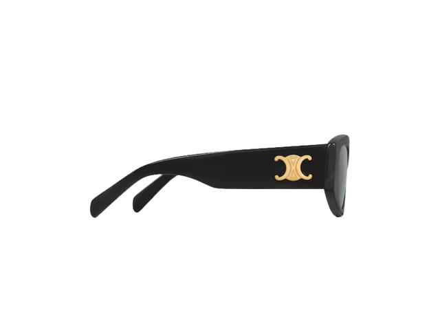 Celine Celine Triomphe 15 Sunglasses In Acetate With Smoke Lenses - view 3