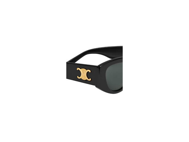 Celine Celine Triomphe 15 Sunglasses In Acetate With Smoke Lenses - view 4