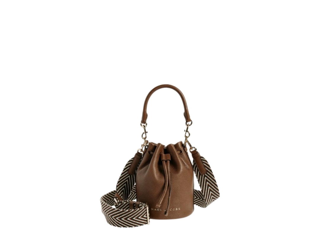 Marc Jacobs Marc Jacobs The Groove Webbing Bucket Bag In Cognac