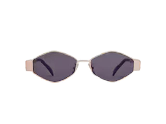 Celine Celine Triomphe Metal 02 Sunglasses Metal Rose Gold Smoke - view 2