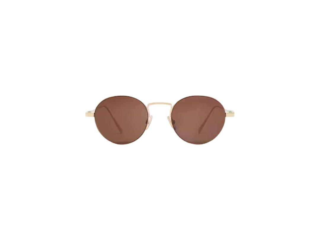 Celine Celine Metal Frame 28 Sunglasses In Metal Light Gold Brown