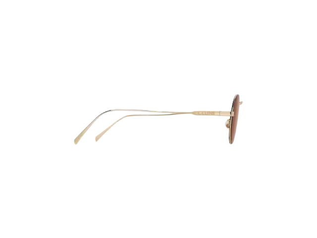 Celine Celine Metal Frame 28 Sunglasses In Metal Light Gold Brown - view 3