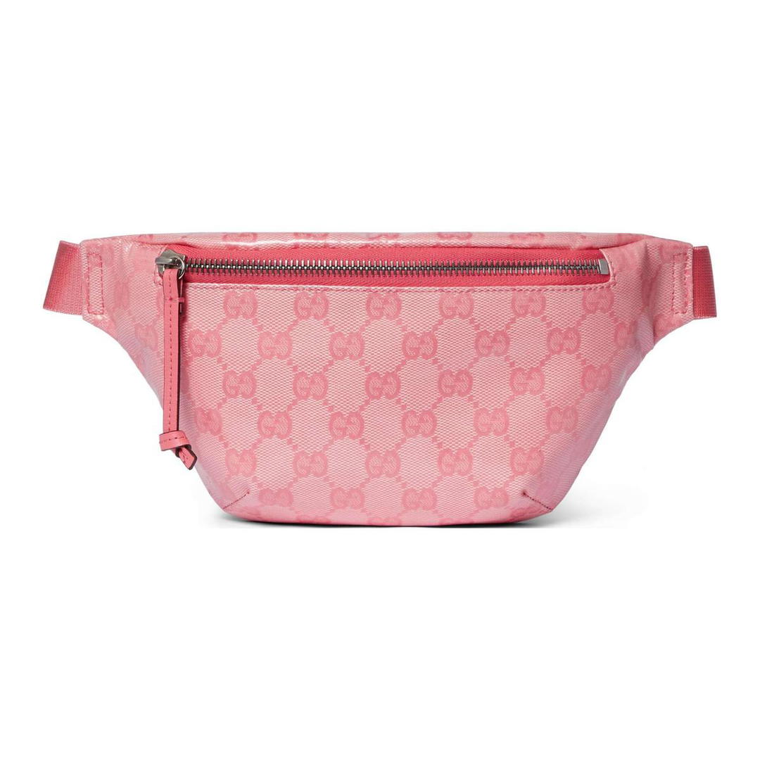 Gucci Gucci Crystal Canvas Fanny Pack Kids' Pink