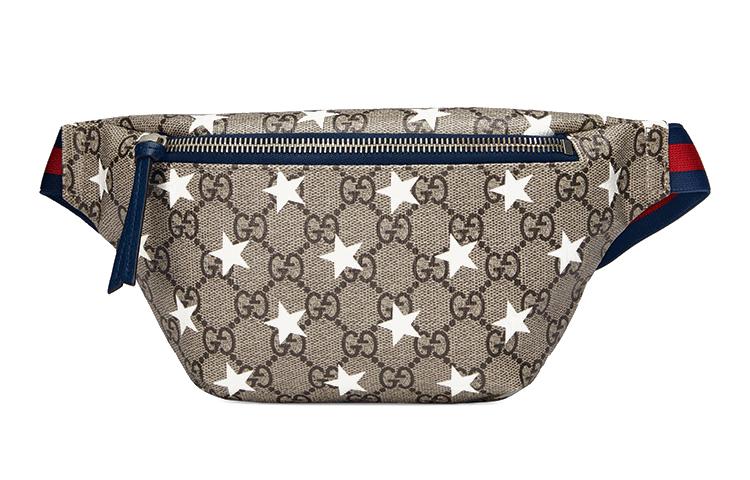 Gucci Gucci Canvas With Leather Fanny Pack Sling Bags Kids' Bags Kids' Ebony/Dark Blue
