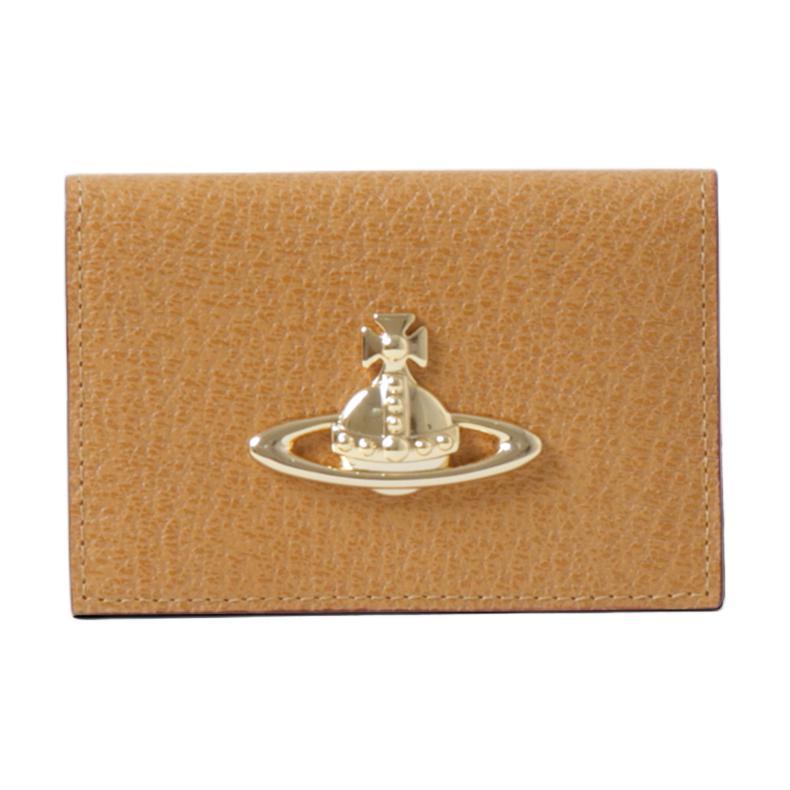 Vivienne Westwood Vivienne Westwood Cow Leather Card Holder Women's Camel