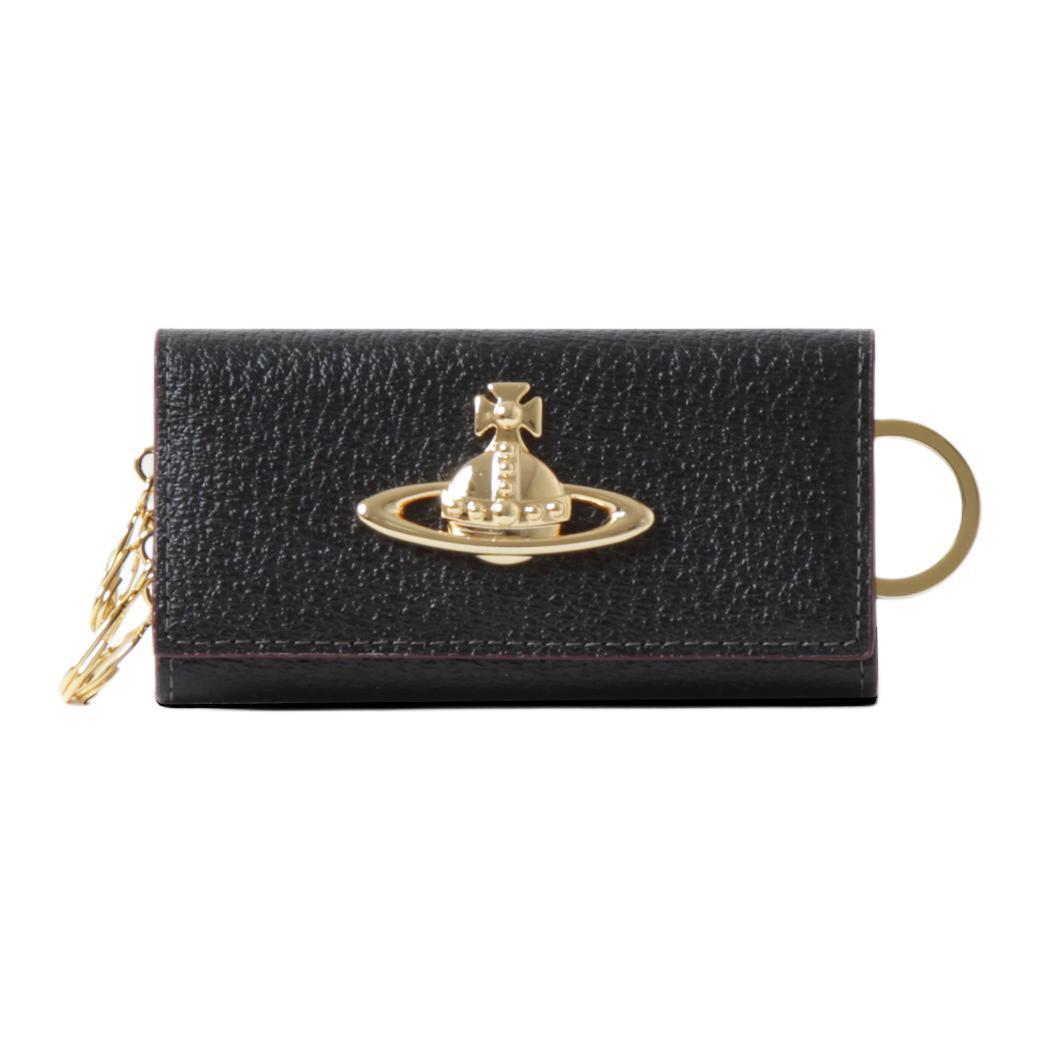Vivienne Westwood Vivienne Westwood Cow Leather Key Pouch Women's Black