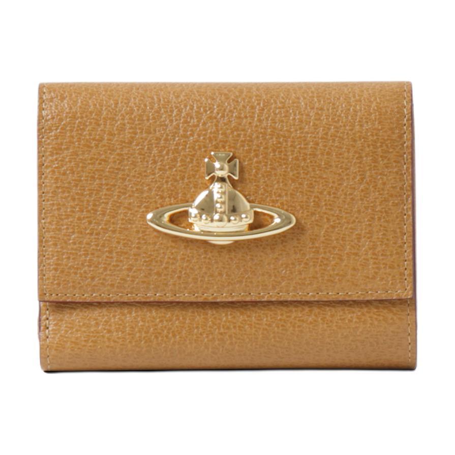 Vivienne Westwood Vivienne Westwood Cow Leather Wallet Women's Camel