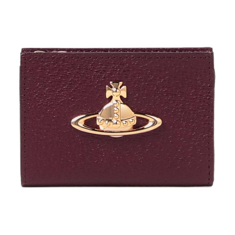 Vivienne Westwood Vivienne Westwood Cow Leather Coin Purse Women's Burgundy