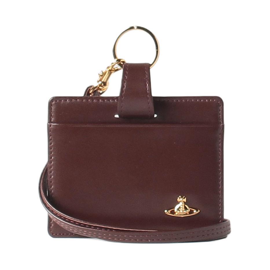 Vivienne Westwood Vivienne Westwood Cow Leather Card Holder Women's Dark Brown