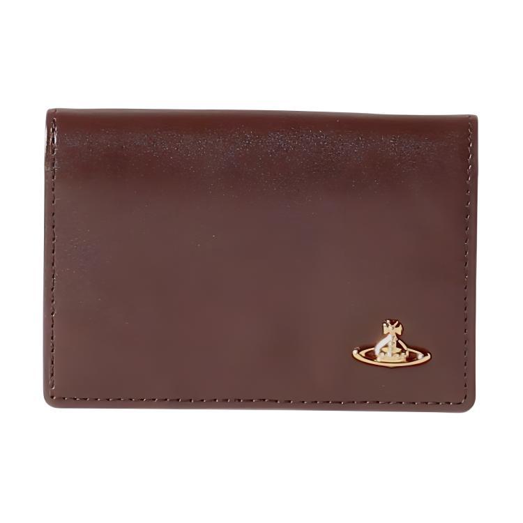 Vivienne Westwood Vivienne Westwood Cow Leather Card Holder Women's Burgundy