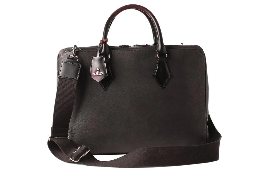 Vivienne Westwood Vivienne Westwood Cow Leather Business Bag Handbag Men's Marine Blue